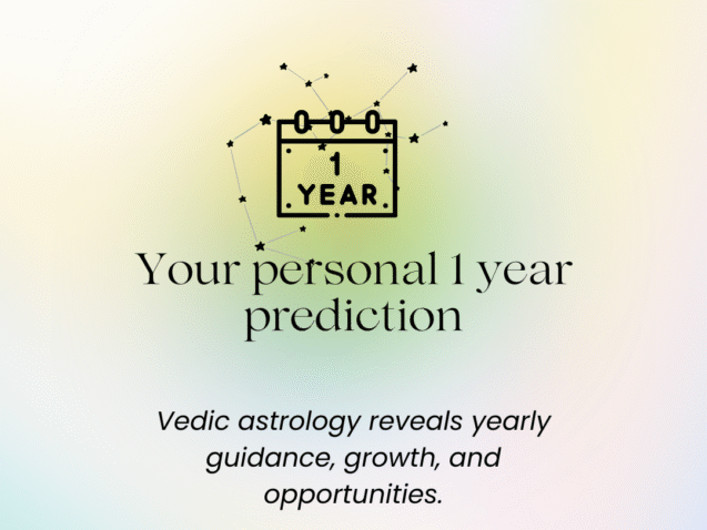 Your personal 1 year prediction